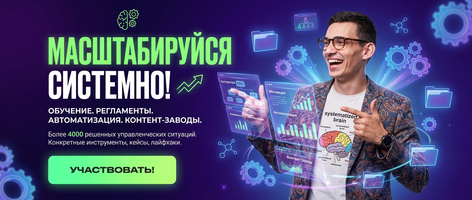 Масштабирование и систематизация бизнеса