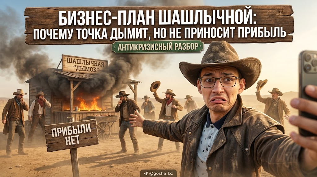 Бизнес-план шашлычной: почему точка дымит, но не приносит прибыль