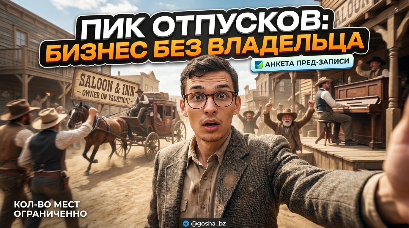 Пик отпусков: как построить бизнес, который работает без владельца