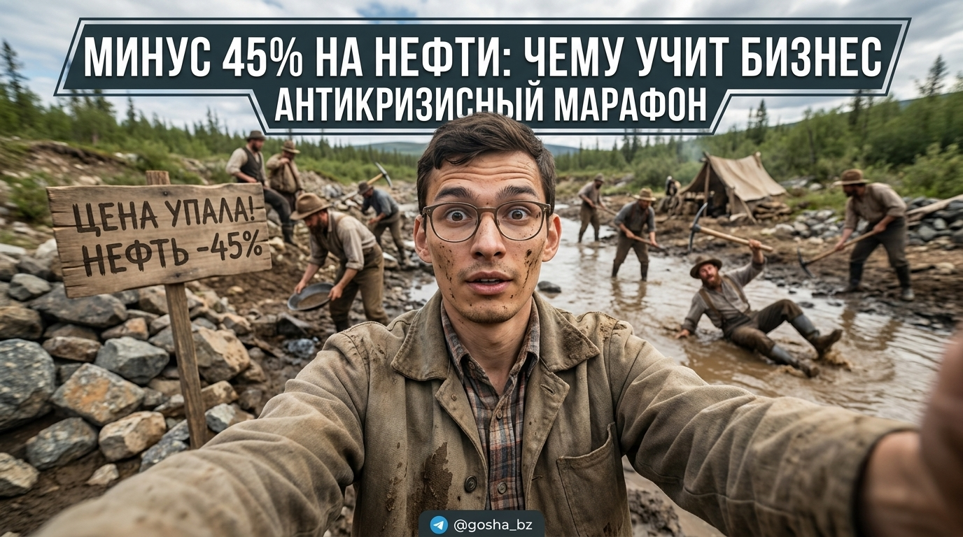 Минус 45% на нефти: чему бизнес учится у падения главного источника дохода